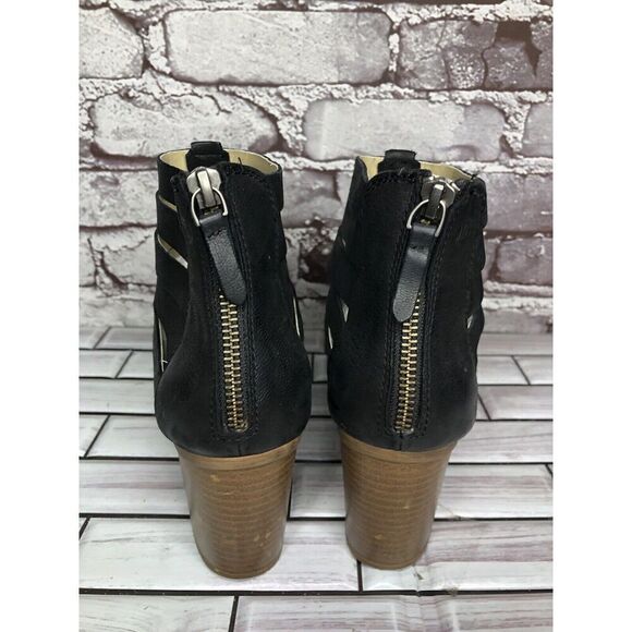 Josef Seibel Black Leather Zip High Heel Ankle Boots Women’s Sz 41EU/10.5M 87901 - Picture 6 of 16